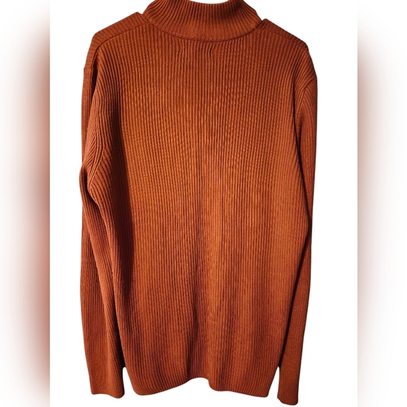Men's Asos 1/4 Zip Ribbed Acrylic Pullover Sweater,  Size 2XL - Picture 2 of 8